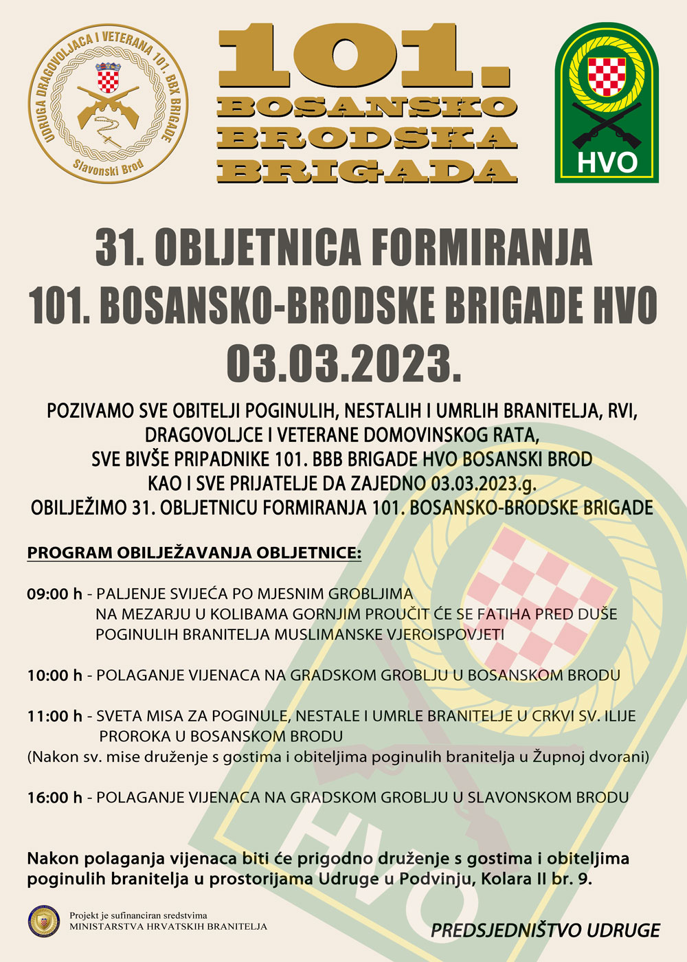 Plakat 31 obljetnica 101